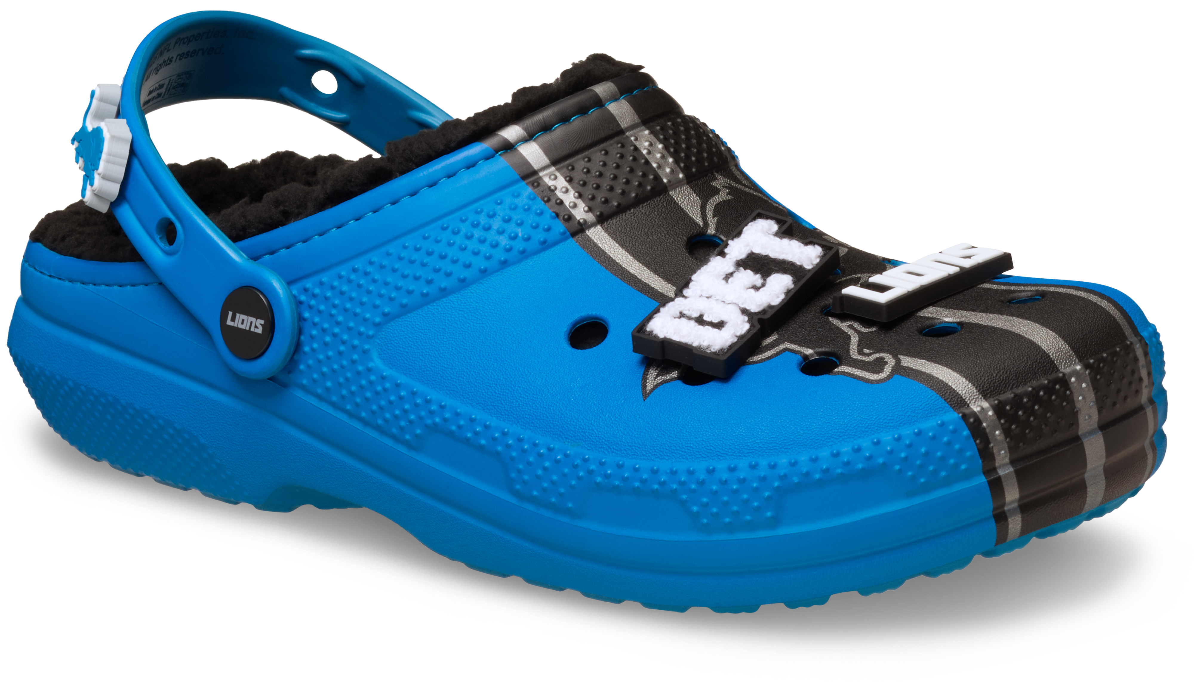 NFL Detroit Lions Classic Lined Clog
