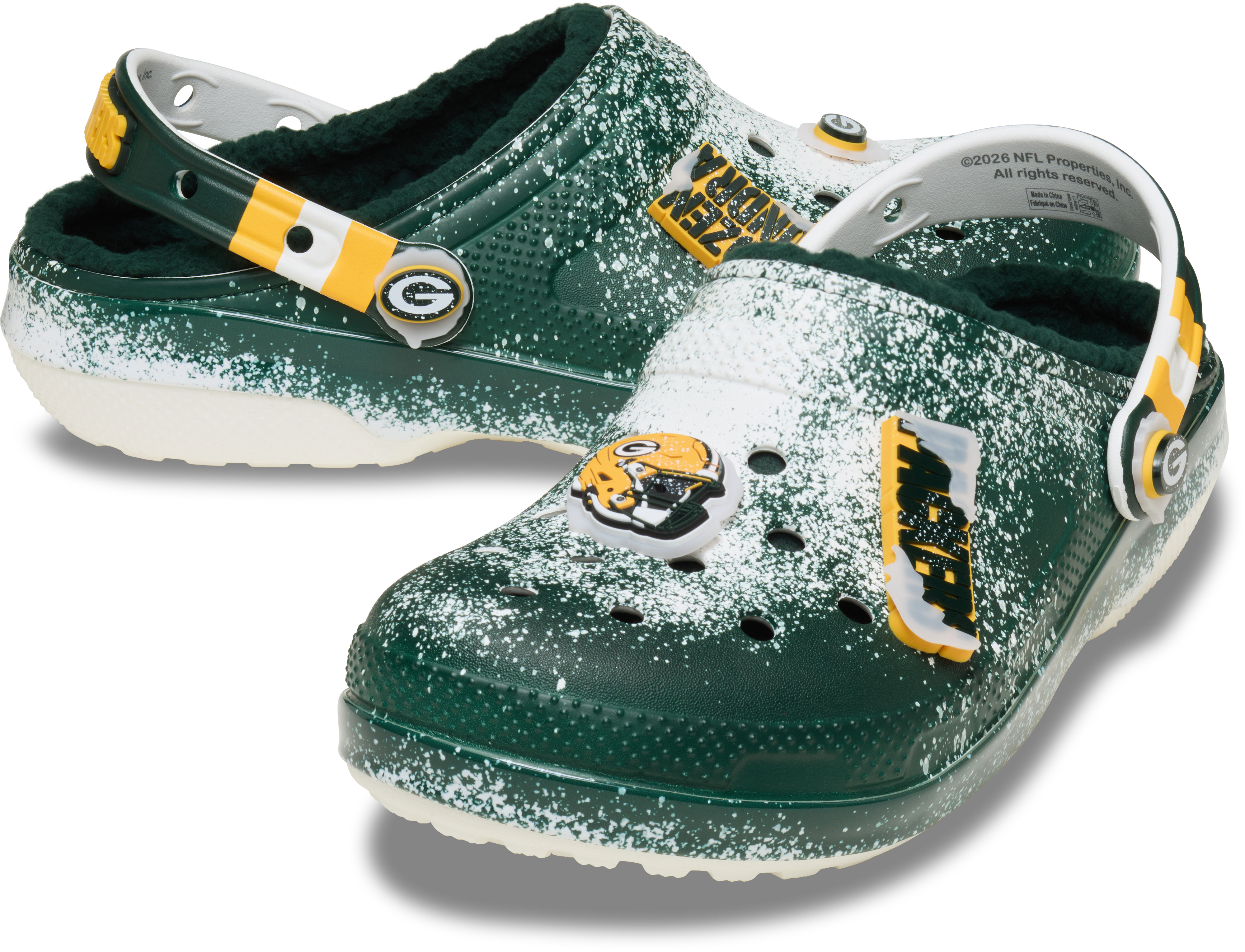 NFL Green Bay Packers Classic Lined Clog