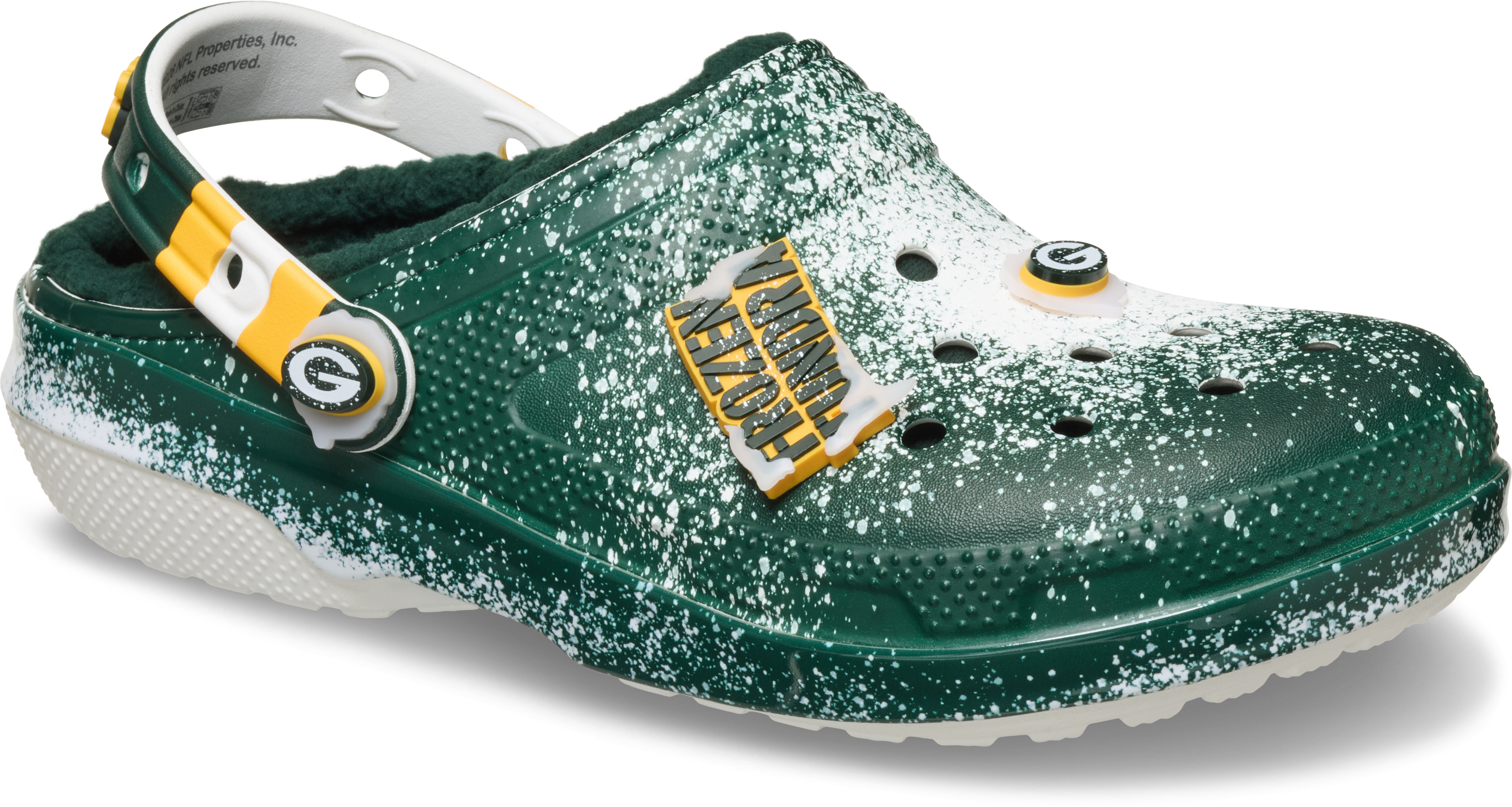 NFL Green Bay Packers Classic Lined Clog