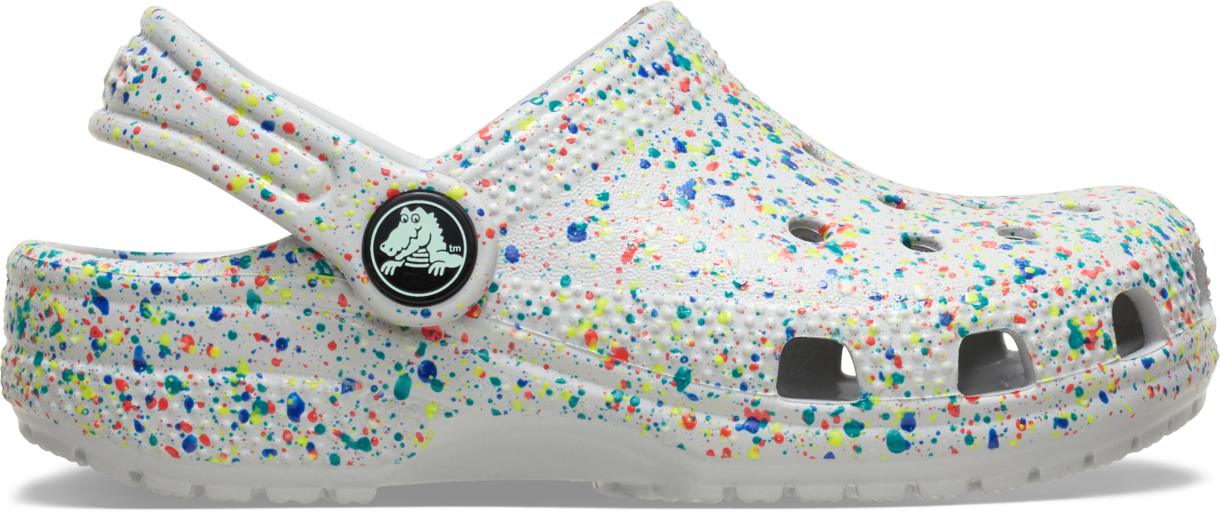 Kids' Classic Glow Paint Splatter Clog