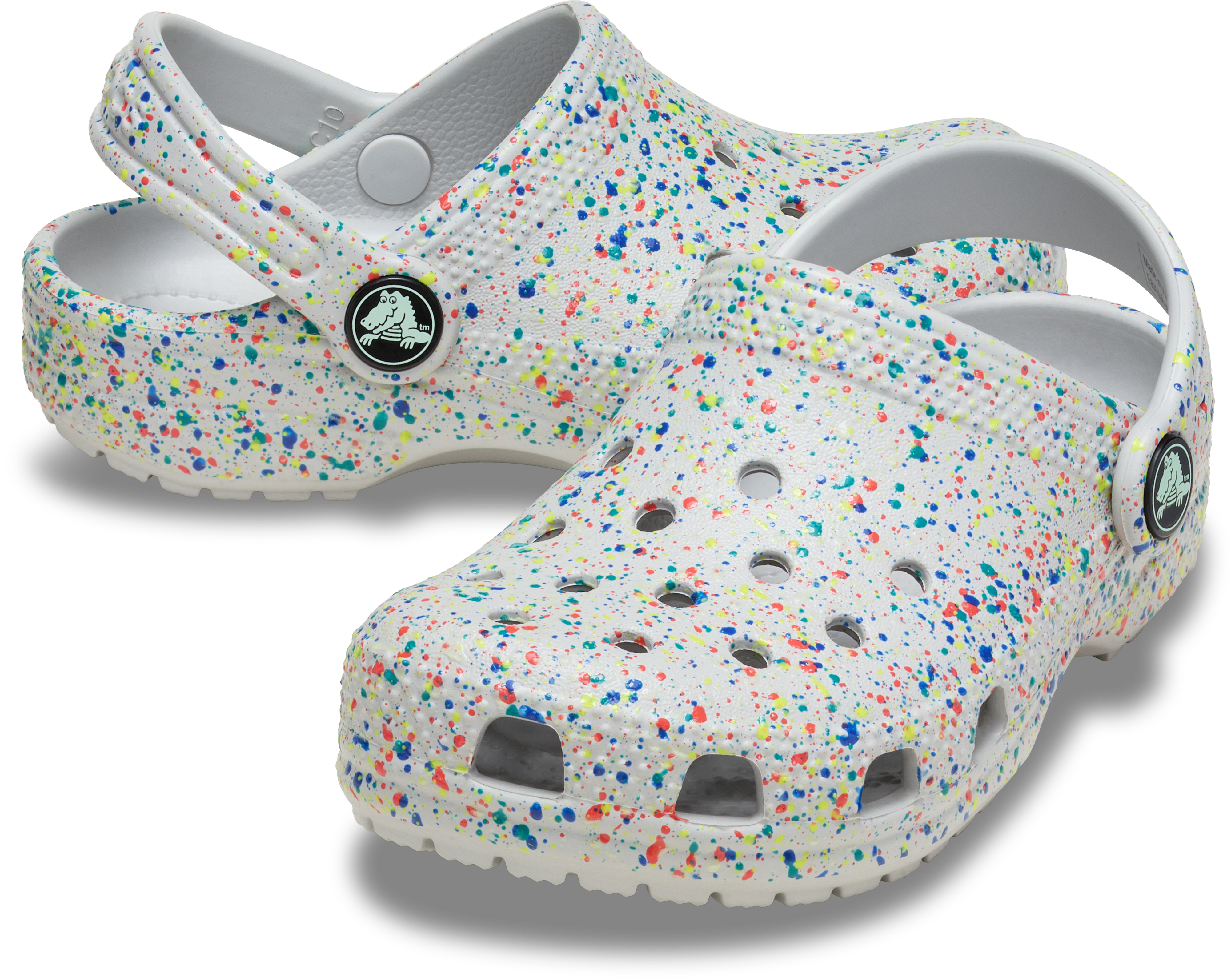 Kids' Classic Glow Paint Splatter Clog