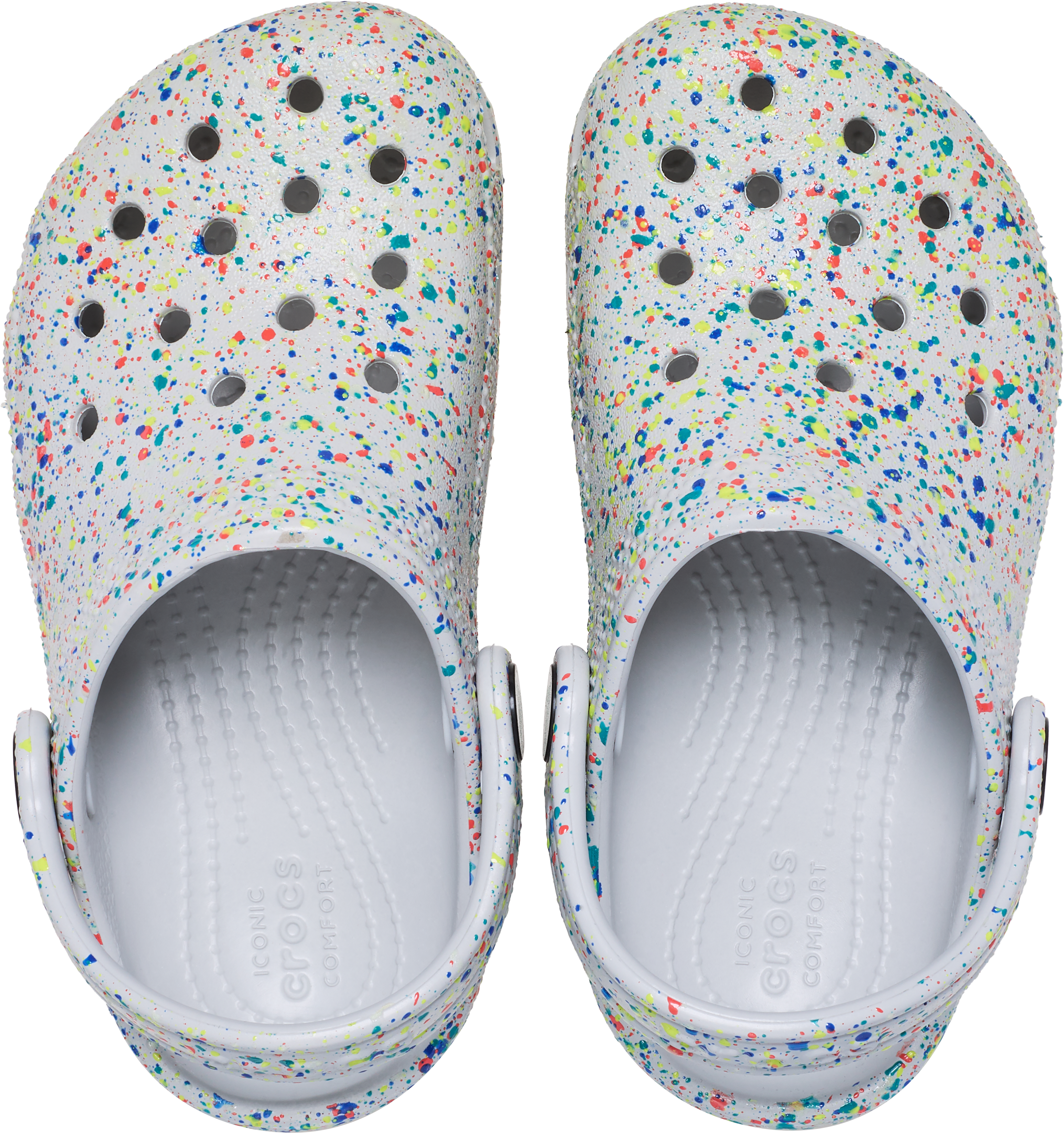 Toddler Classic Glow Paint Splatter Clog