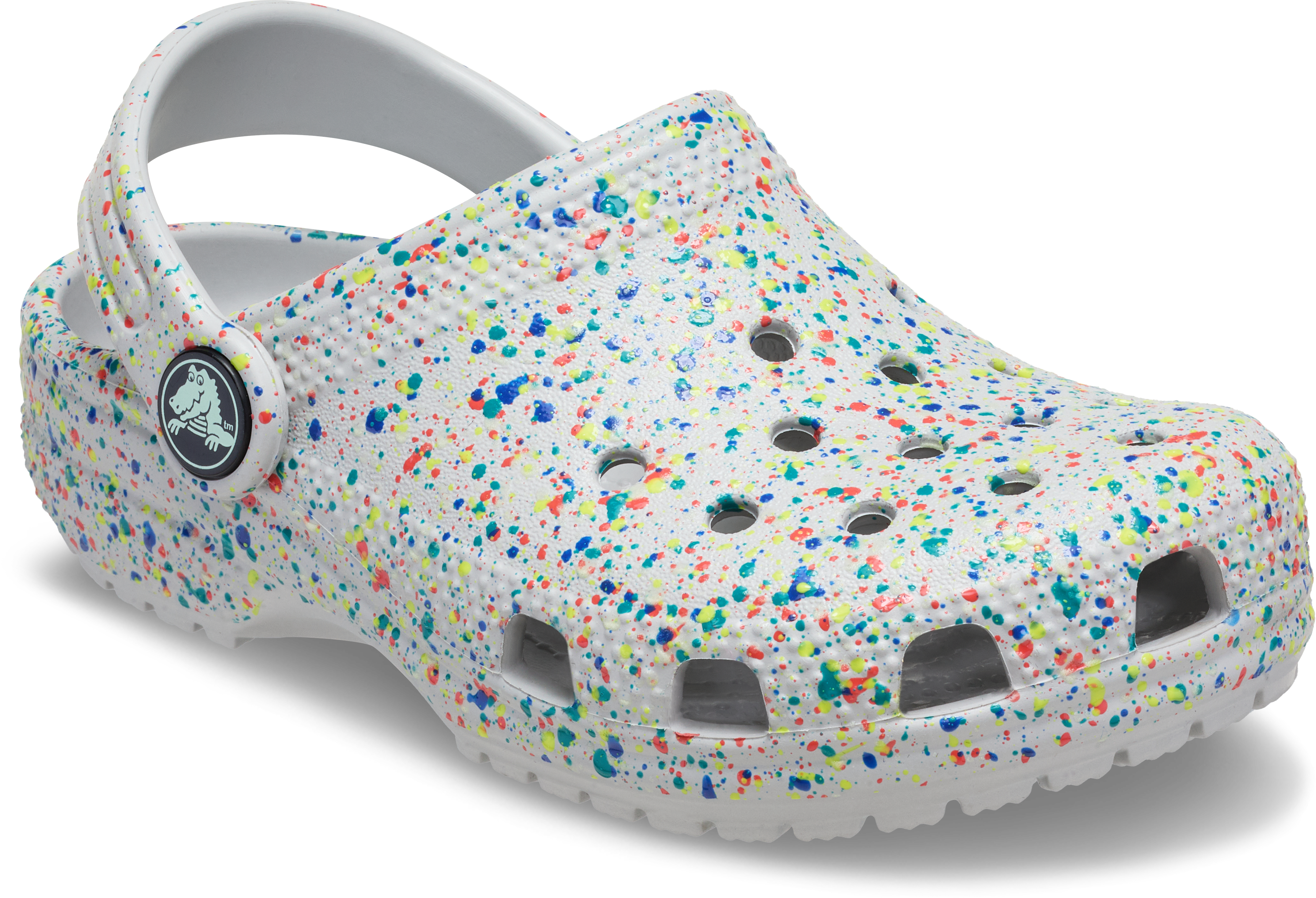 Toddler Classic Glow Paint Splatter Clog