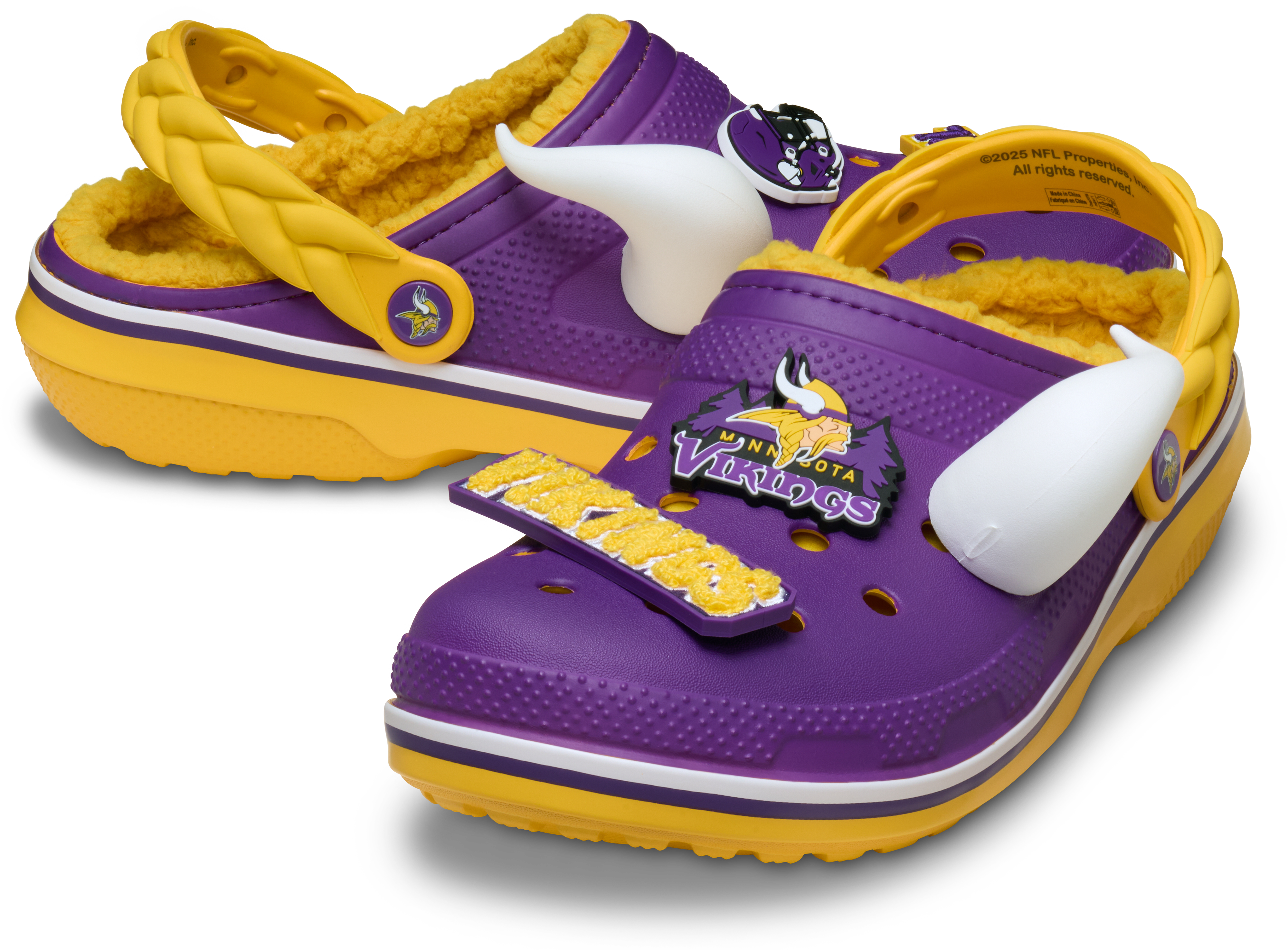 NFL Minnesota Vikings Classic Lined Clog