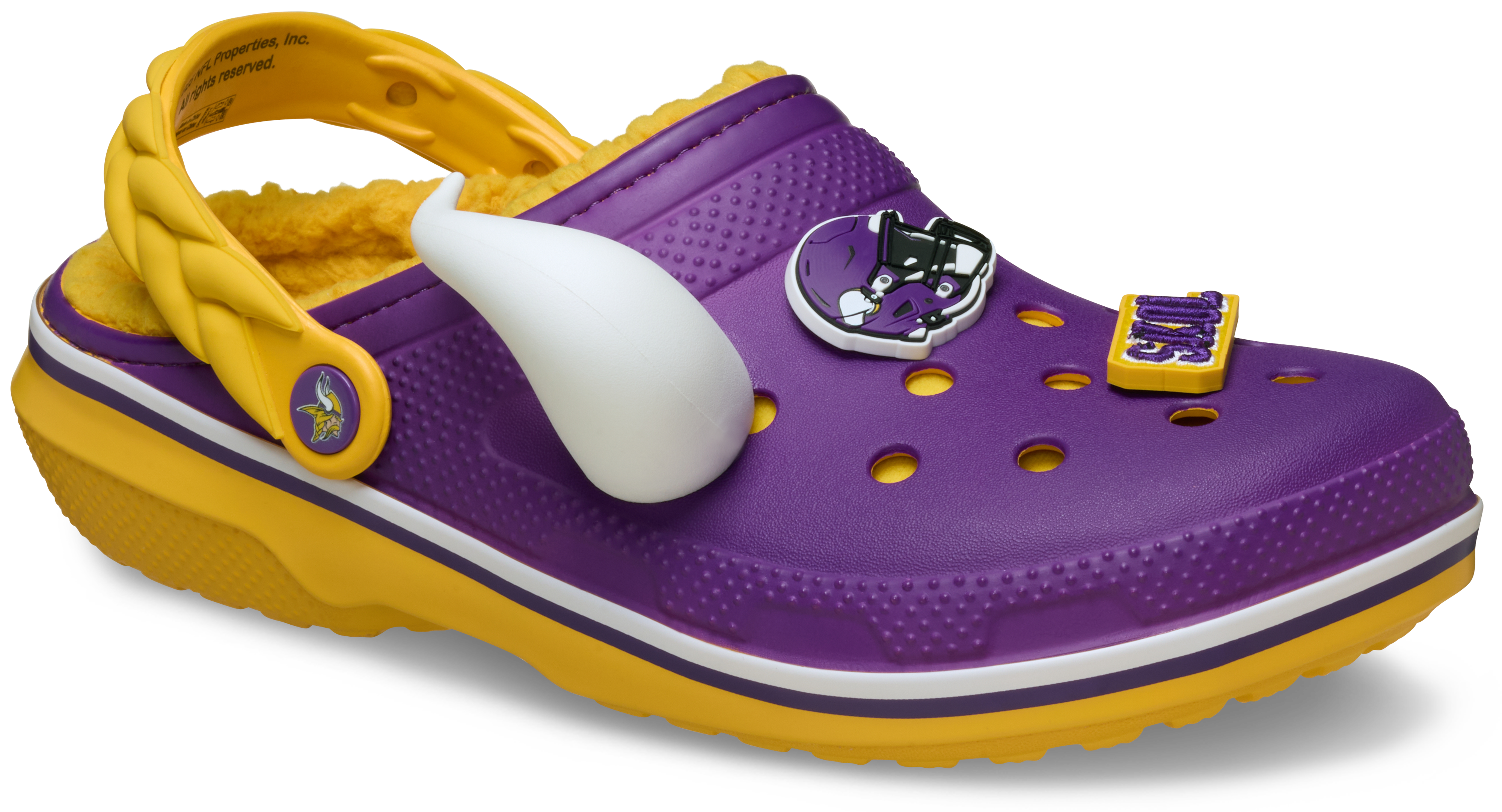 NFL Minnesota Vikings Classic Lined Clog