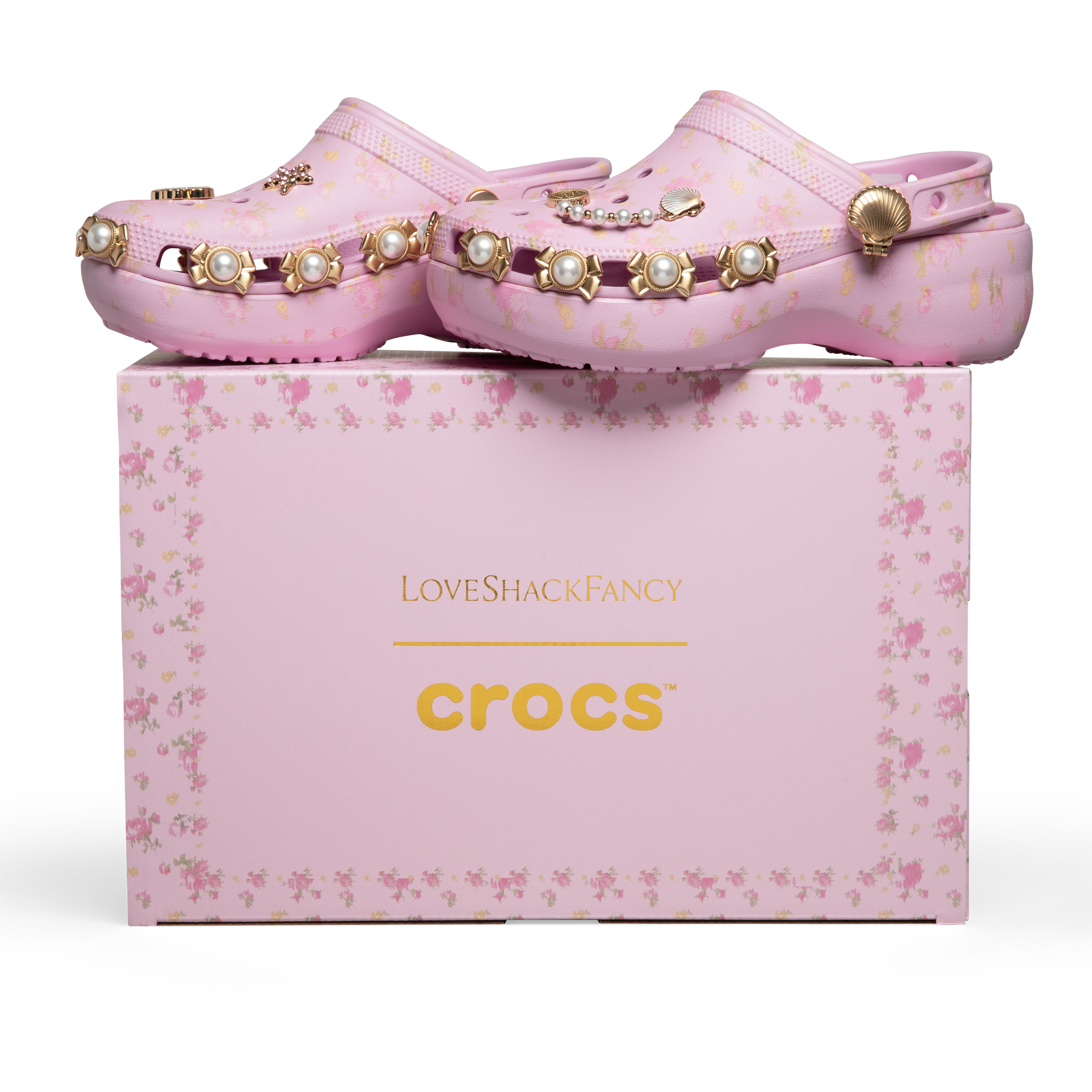LoveShackFancy Classic Platform Clog