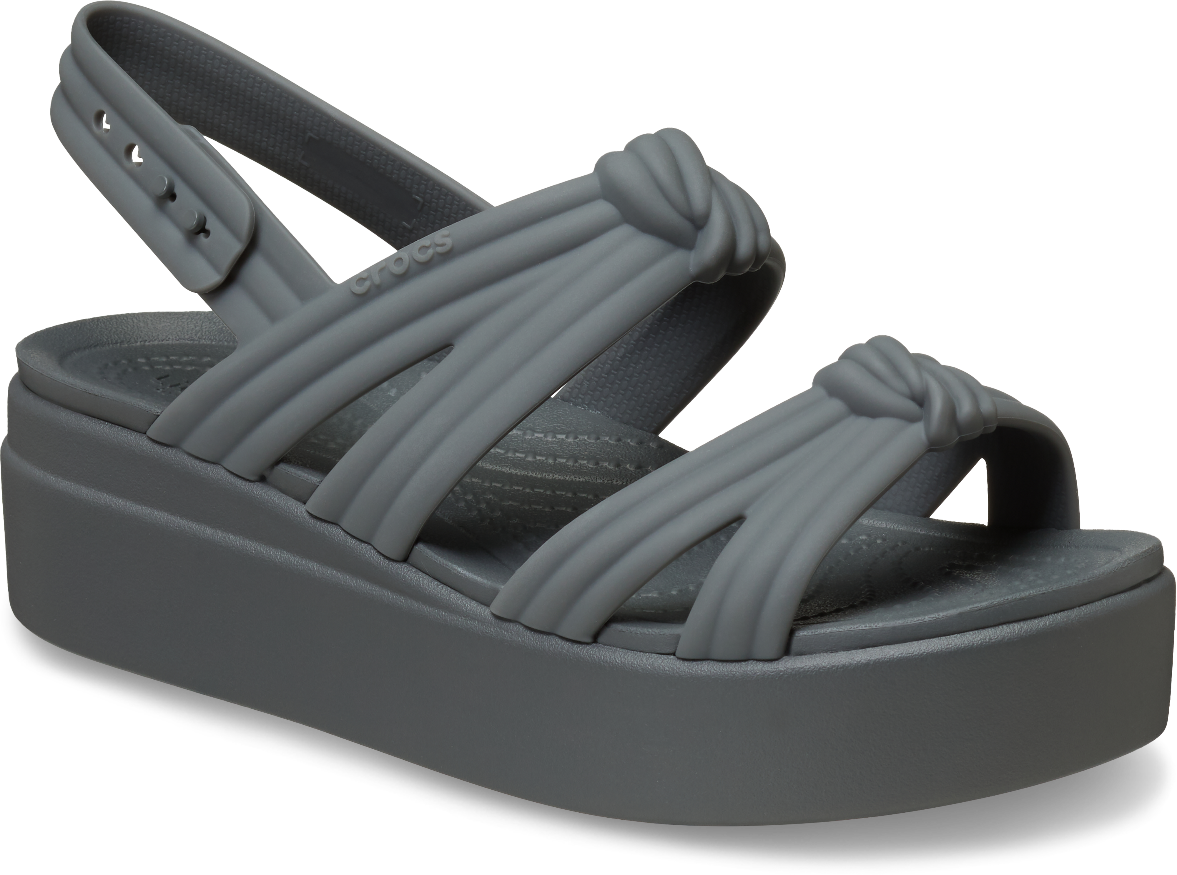 Brooklyn Low Wedge Knot Sandal