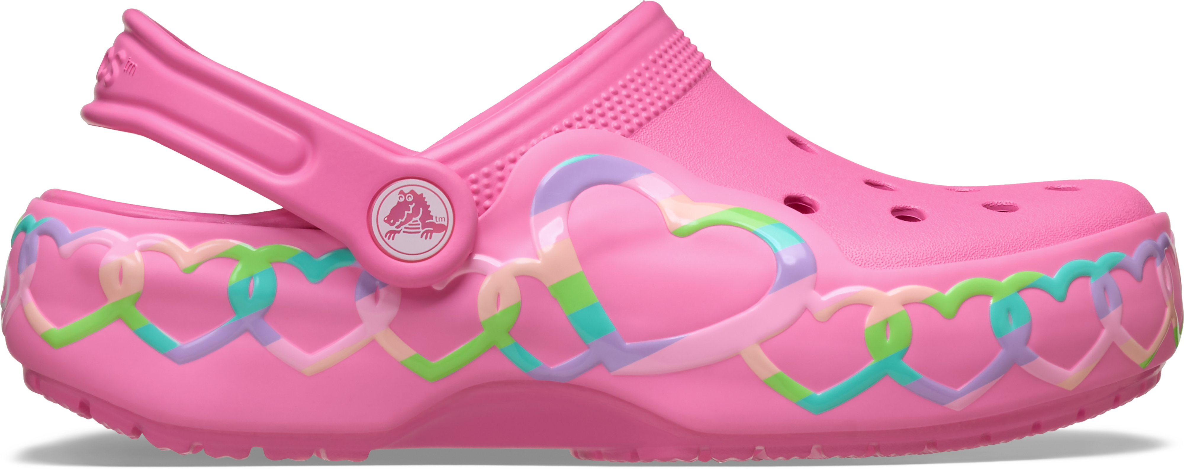 Kids' Classic Heart Lights Clog