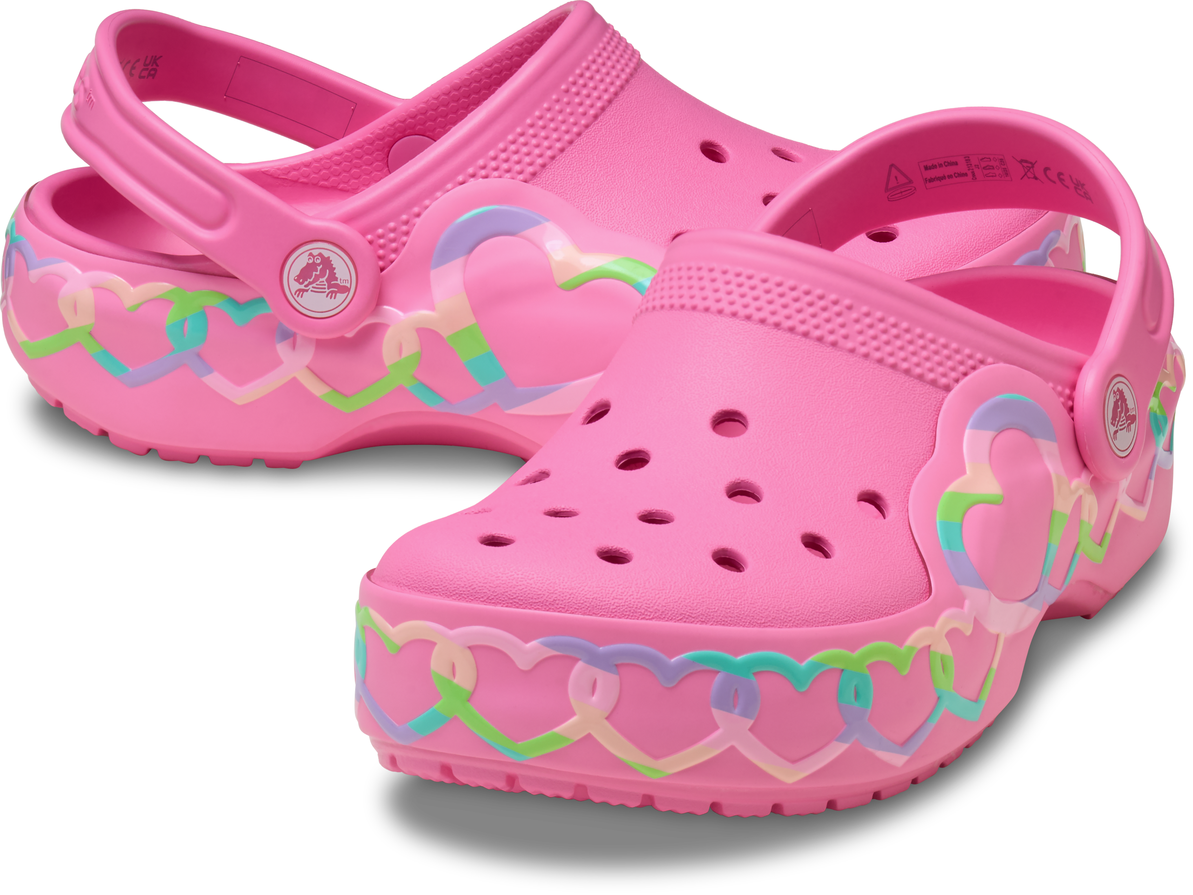Kids' Classic Heart Lights Clog