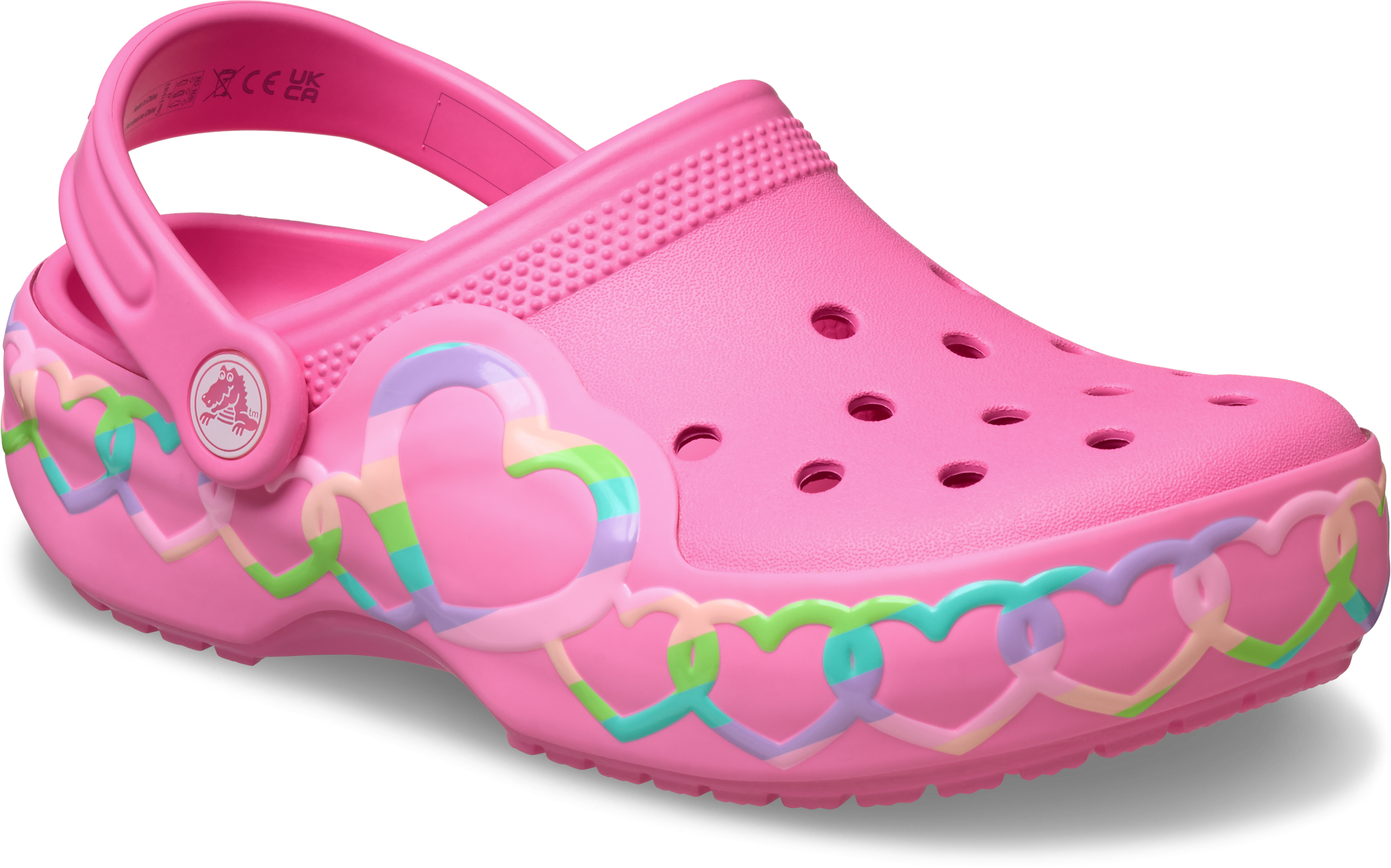 Kids' Classic Heart Lights Clog