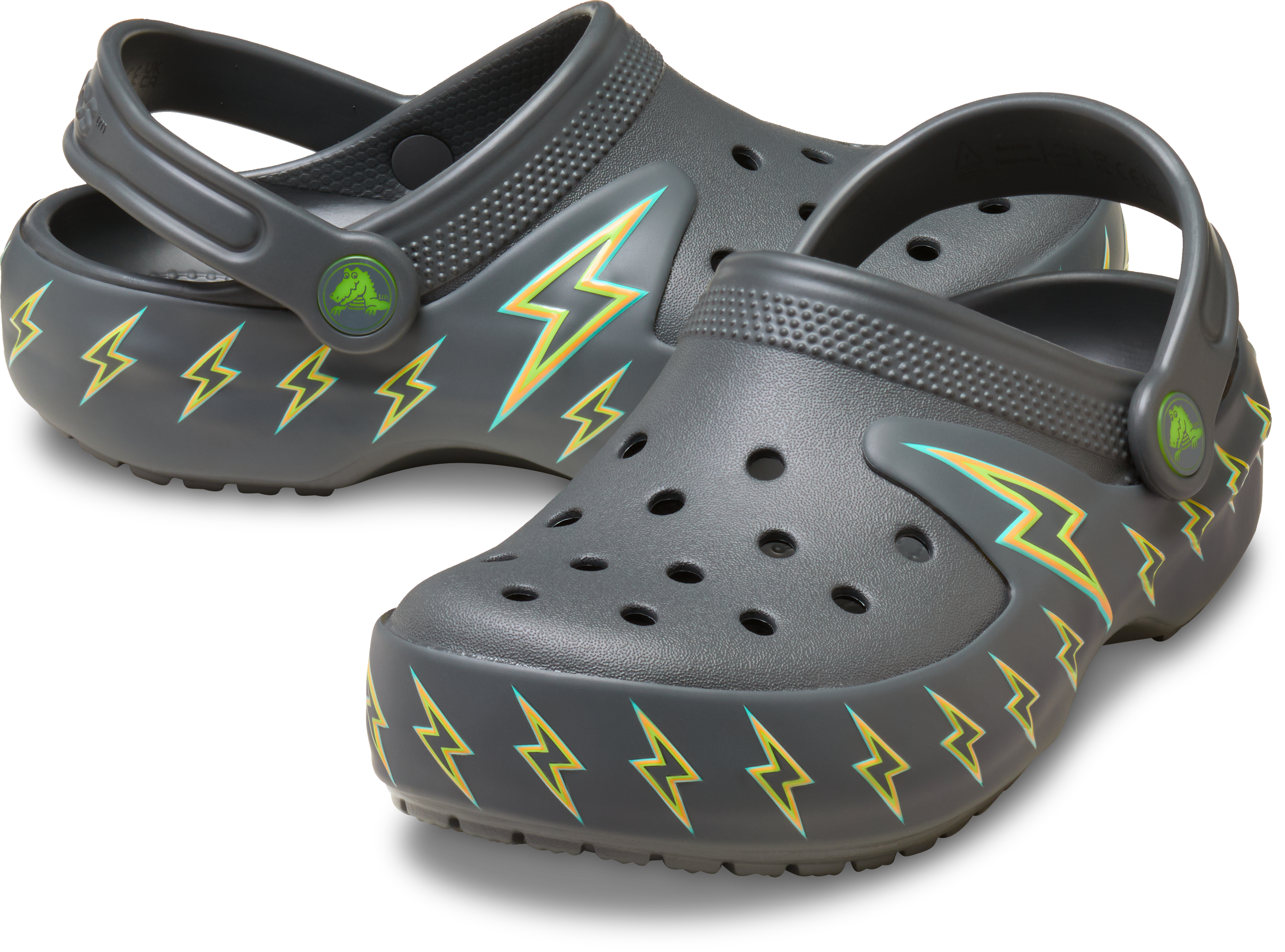 Kids' Classic Bolt Lights Clog