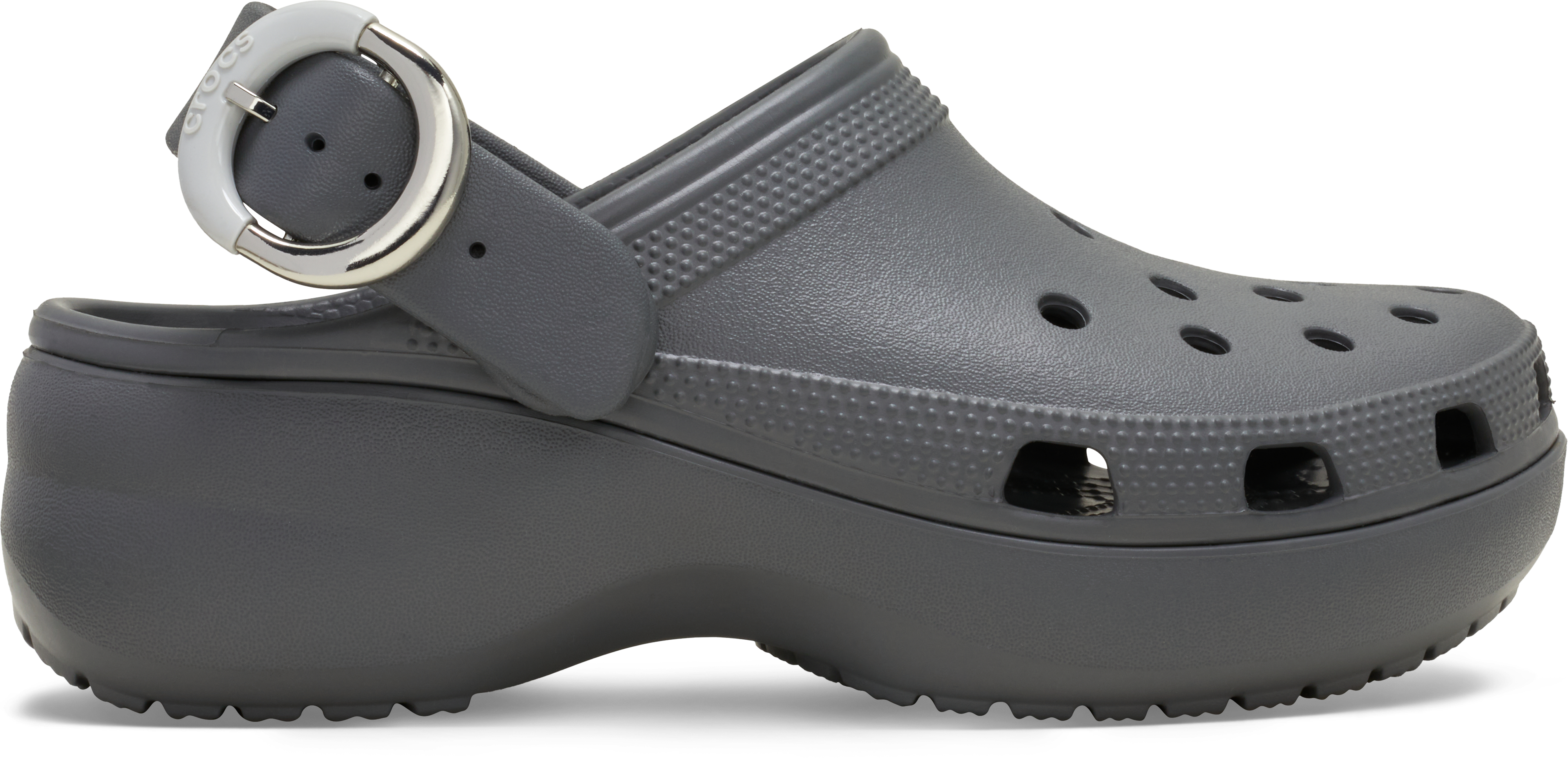 Classic Platform Dipped Buckle Clog