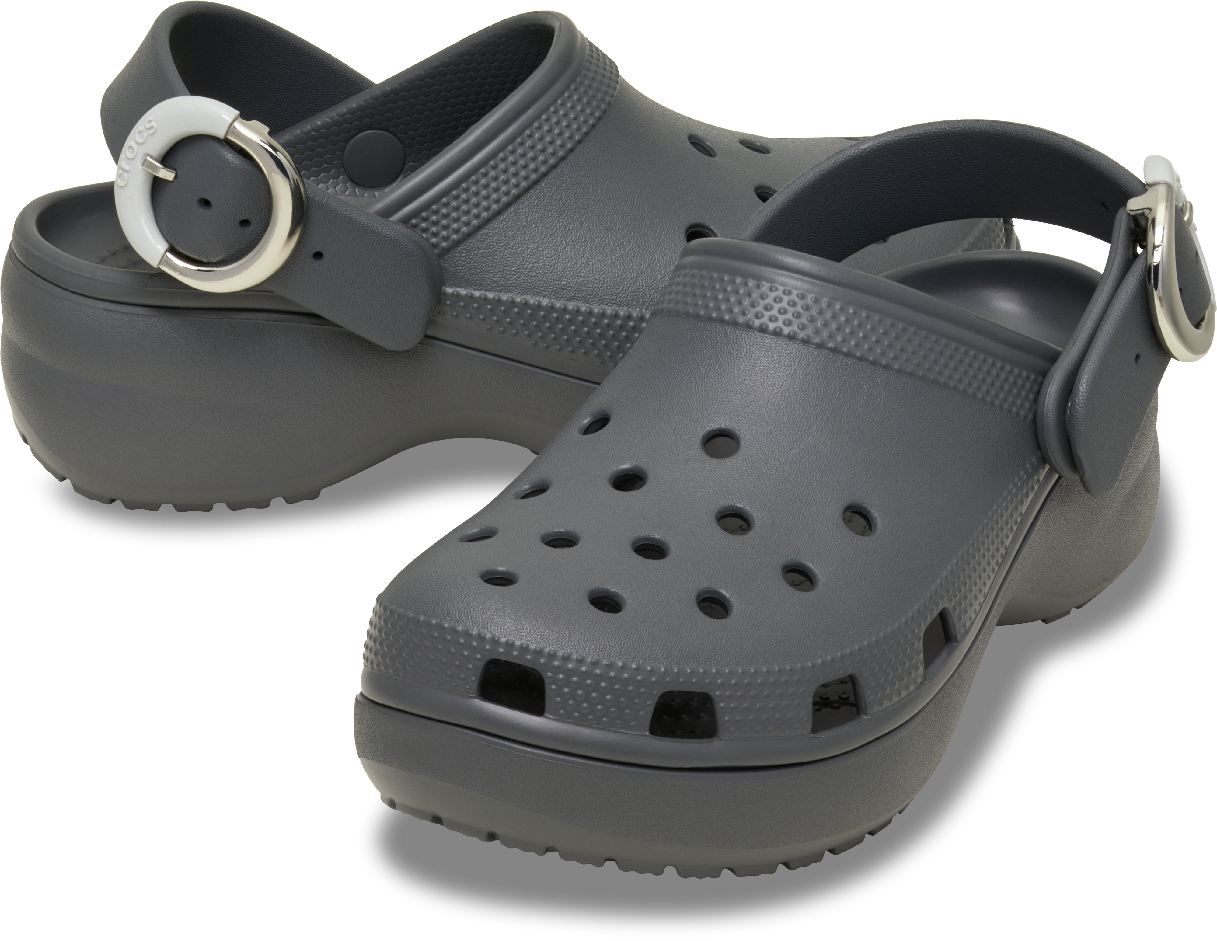 Classic Platform Dipped Buckle Clog