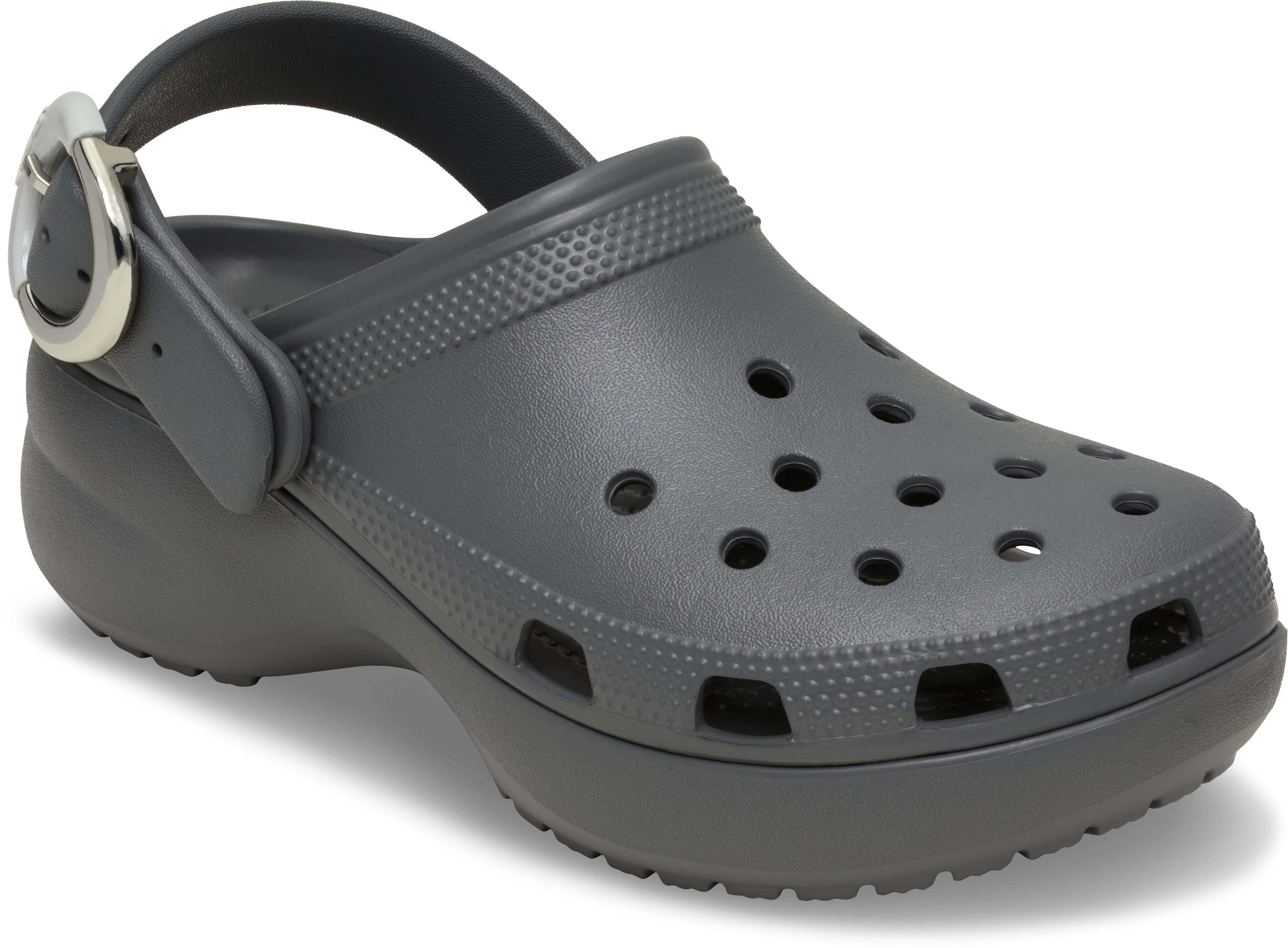 Classic Platform Dipped Buckle Clog