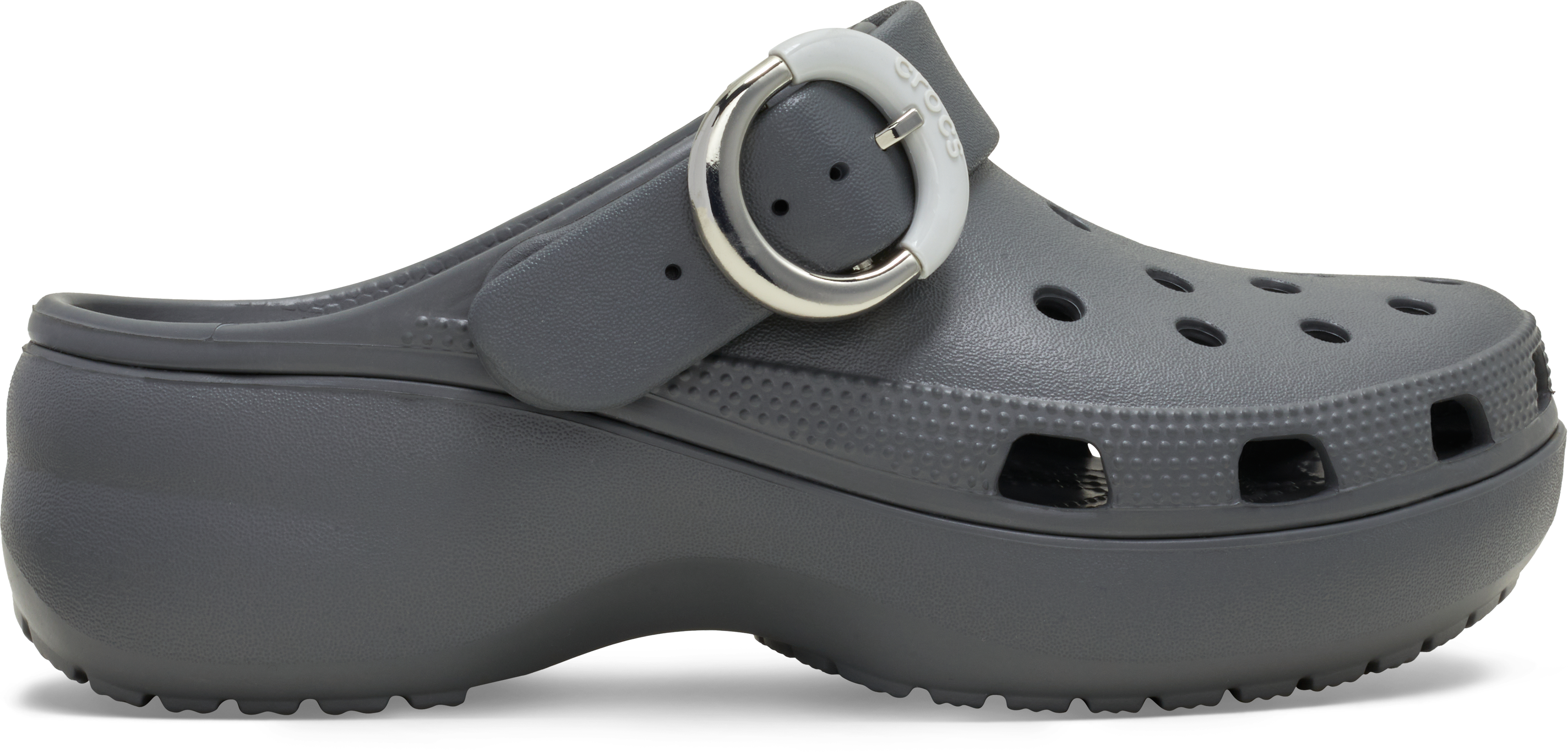 Classic Platform Dipped Buckle Clog