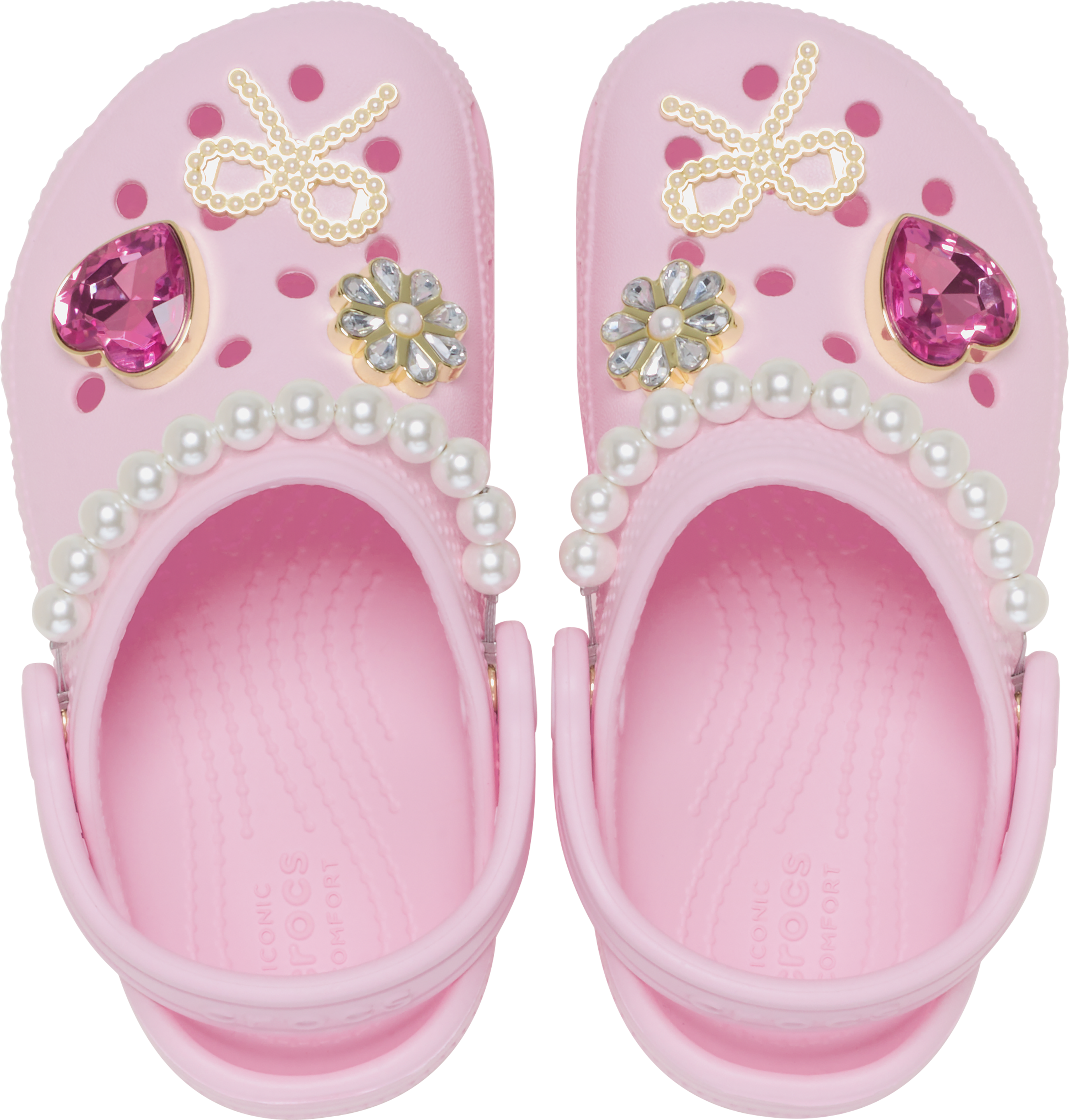Toddler Classic Pearl Glam Clog