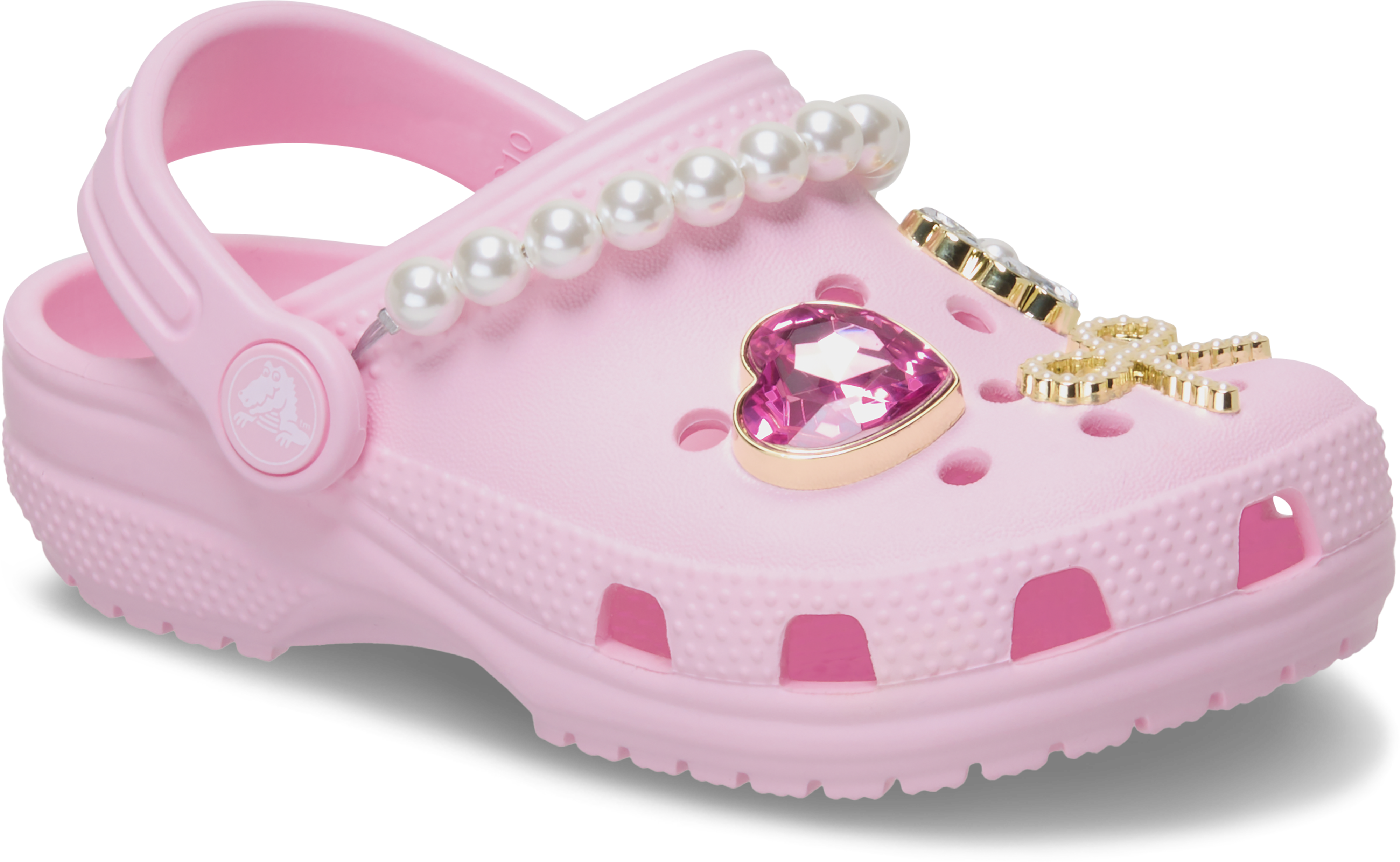 Toddler Classic Pearl Glam Clog