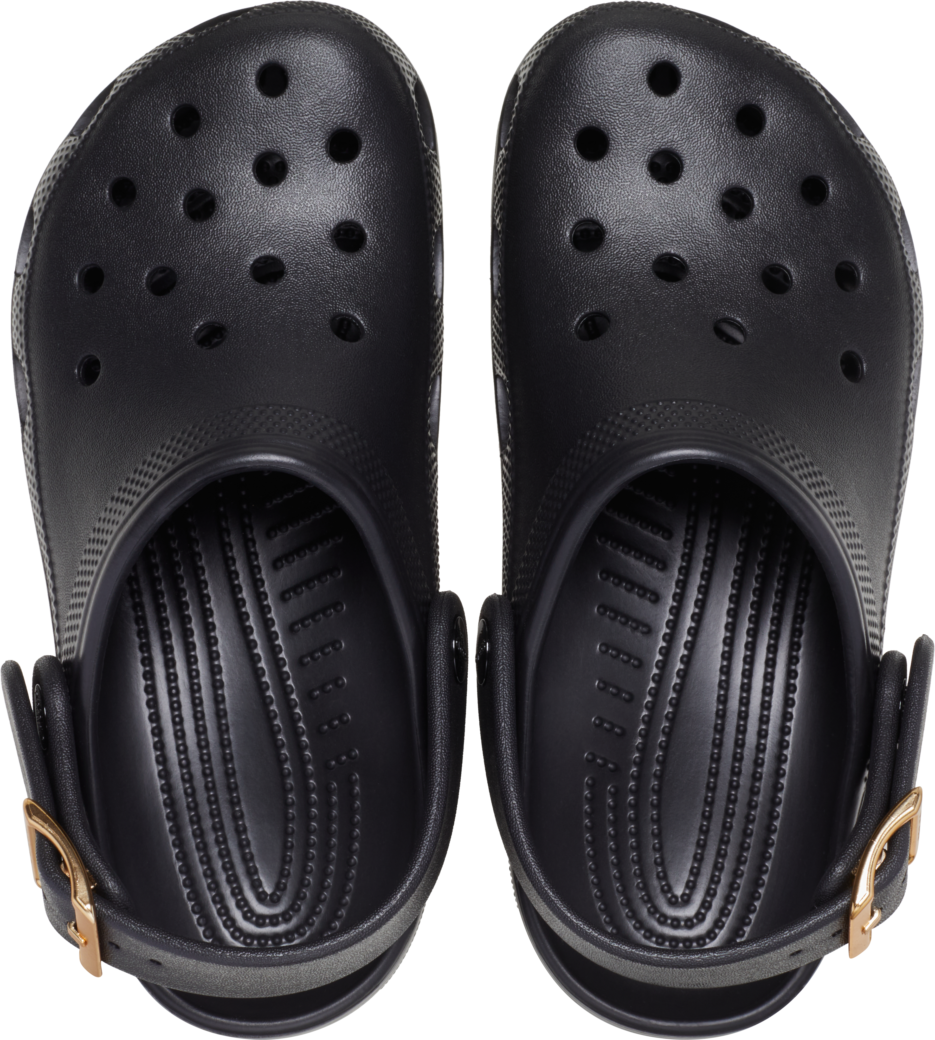 Classic Metallic Buckle Clog