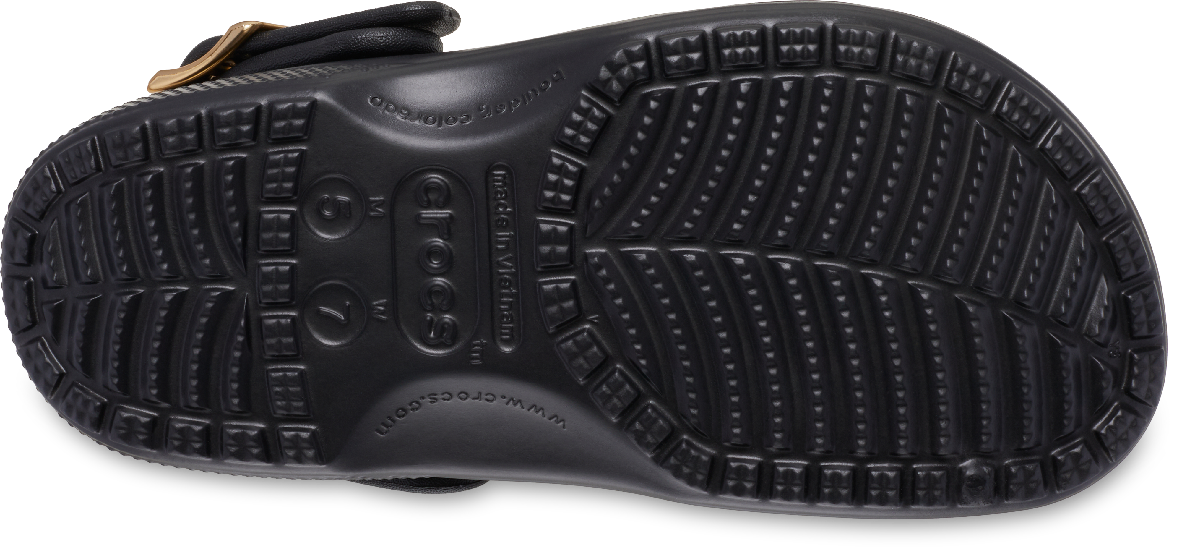 Classic Metallic Buckle Clog