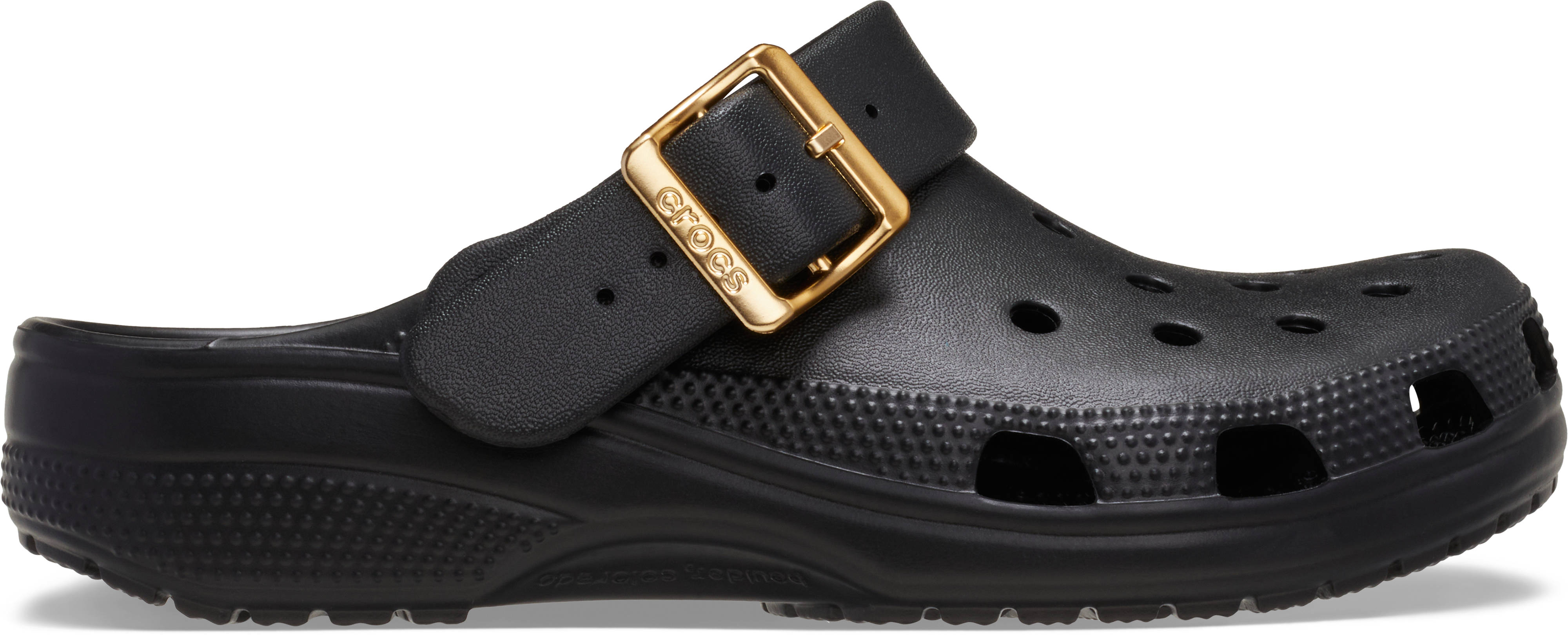 Classic Metallic Buckle Clog