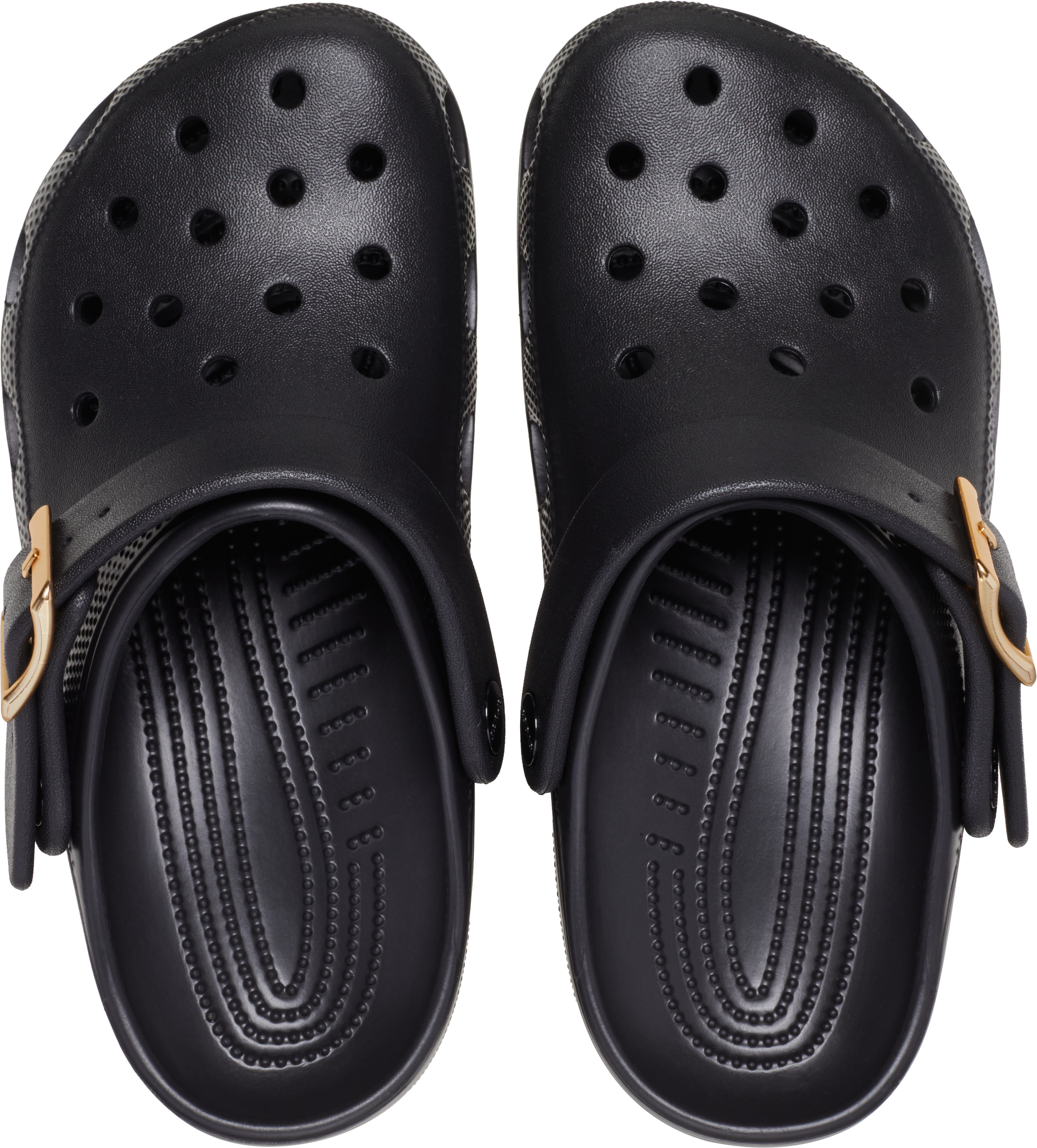 Classic Metallic Buckle Clog
