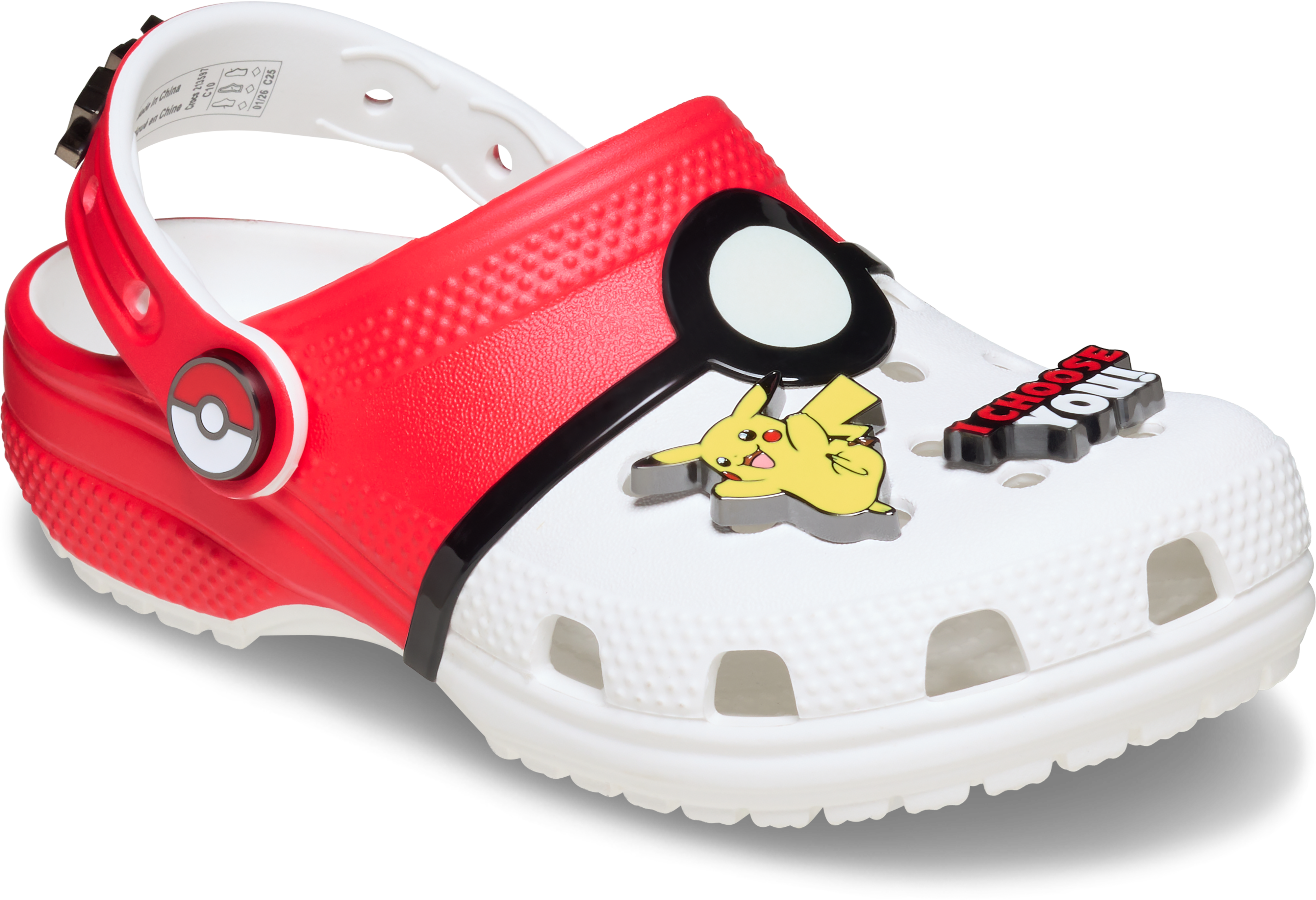 Toddler Pokémon Poké Ball Classic Clog