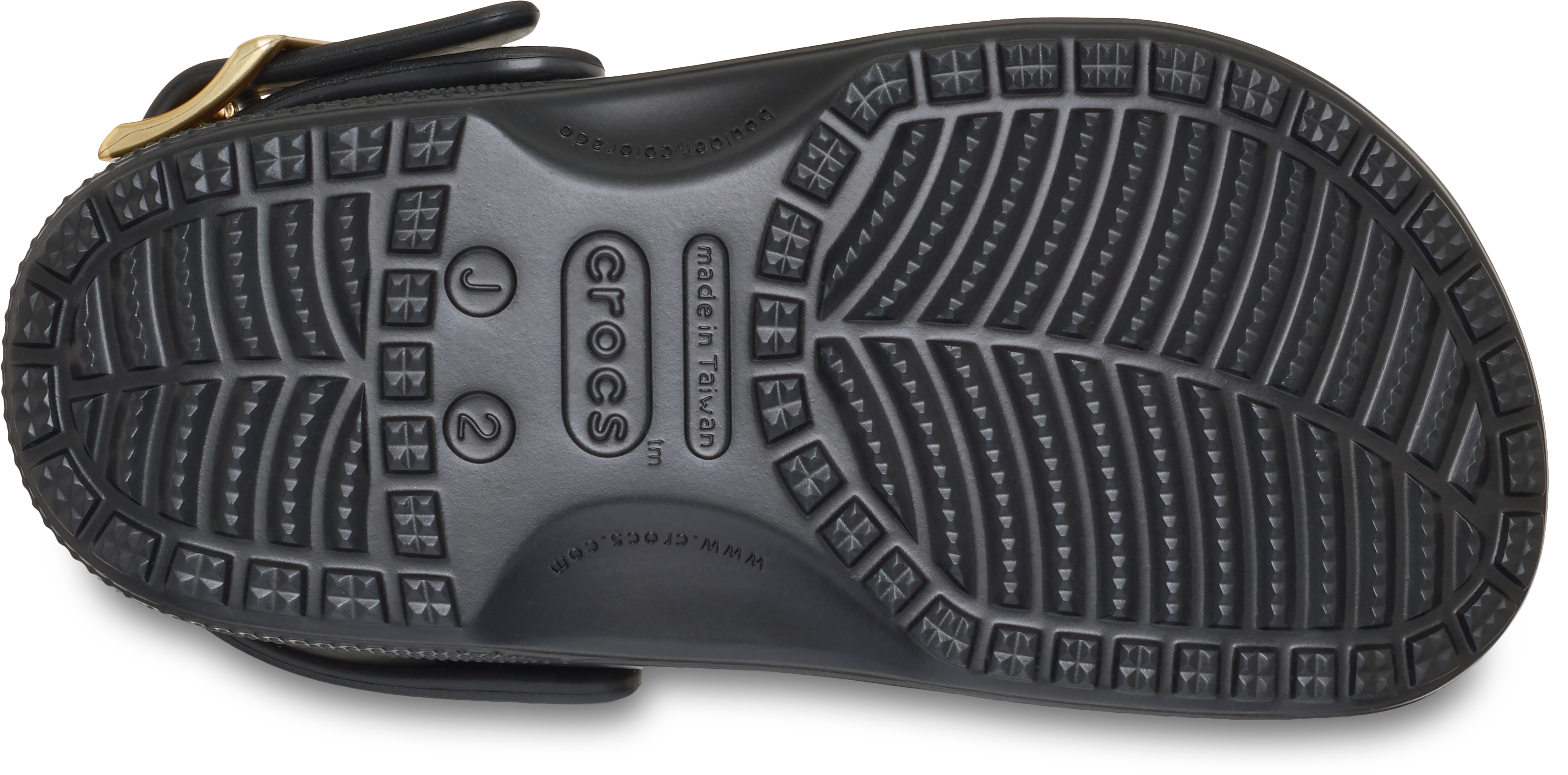 Kids' Classic Metallic Buckle Clog