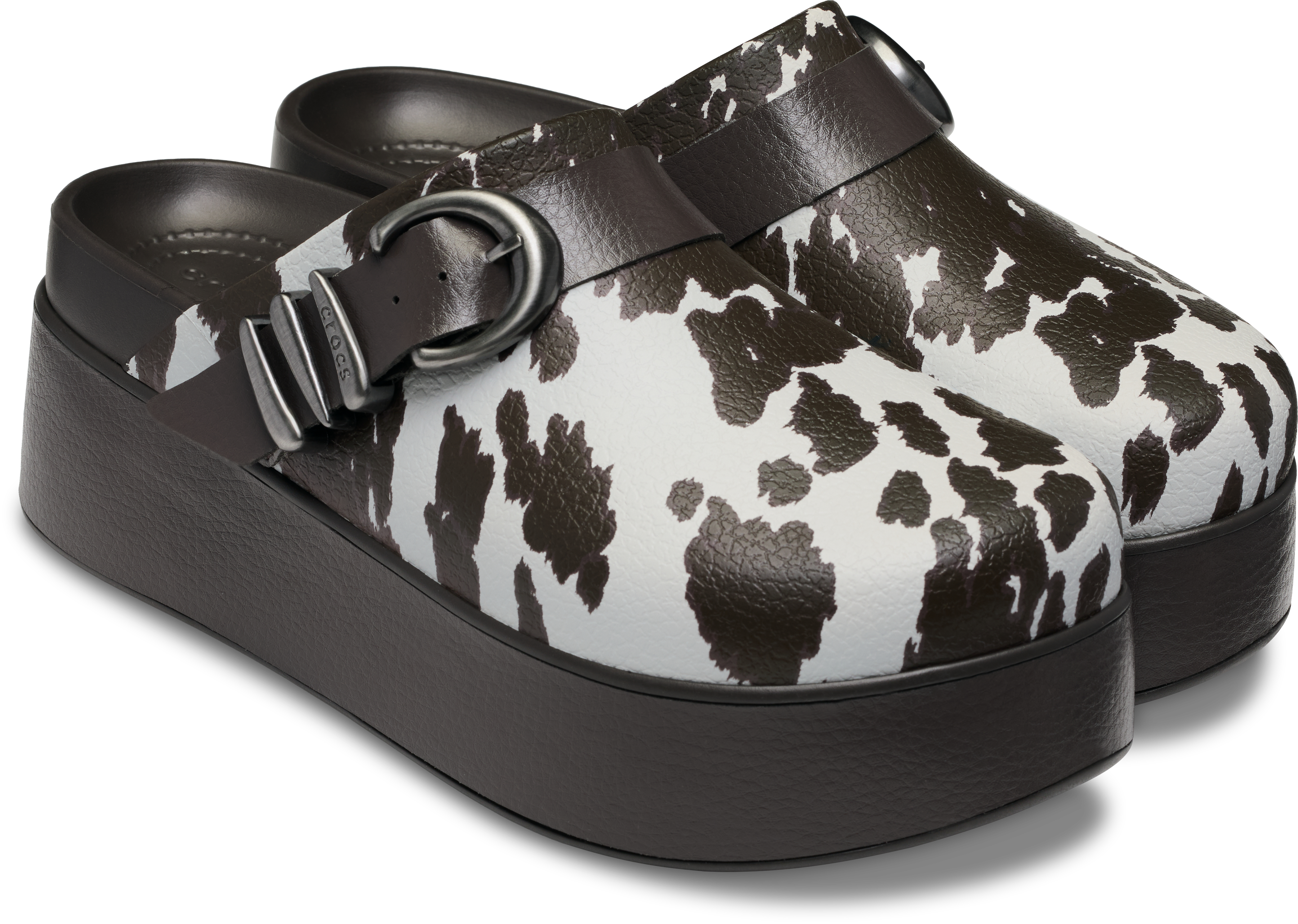 Dylan Platform Animal Buckle Clog