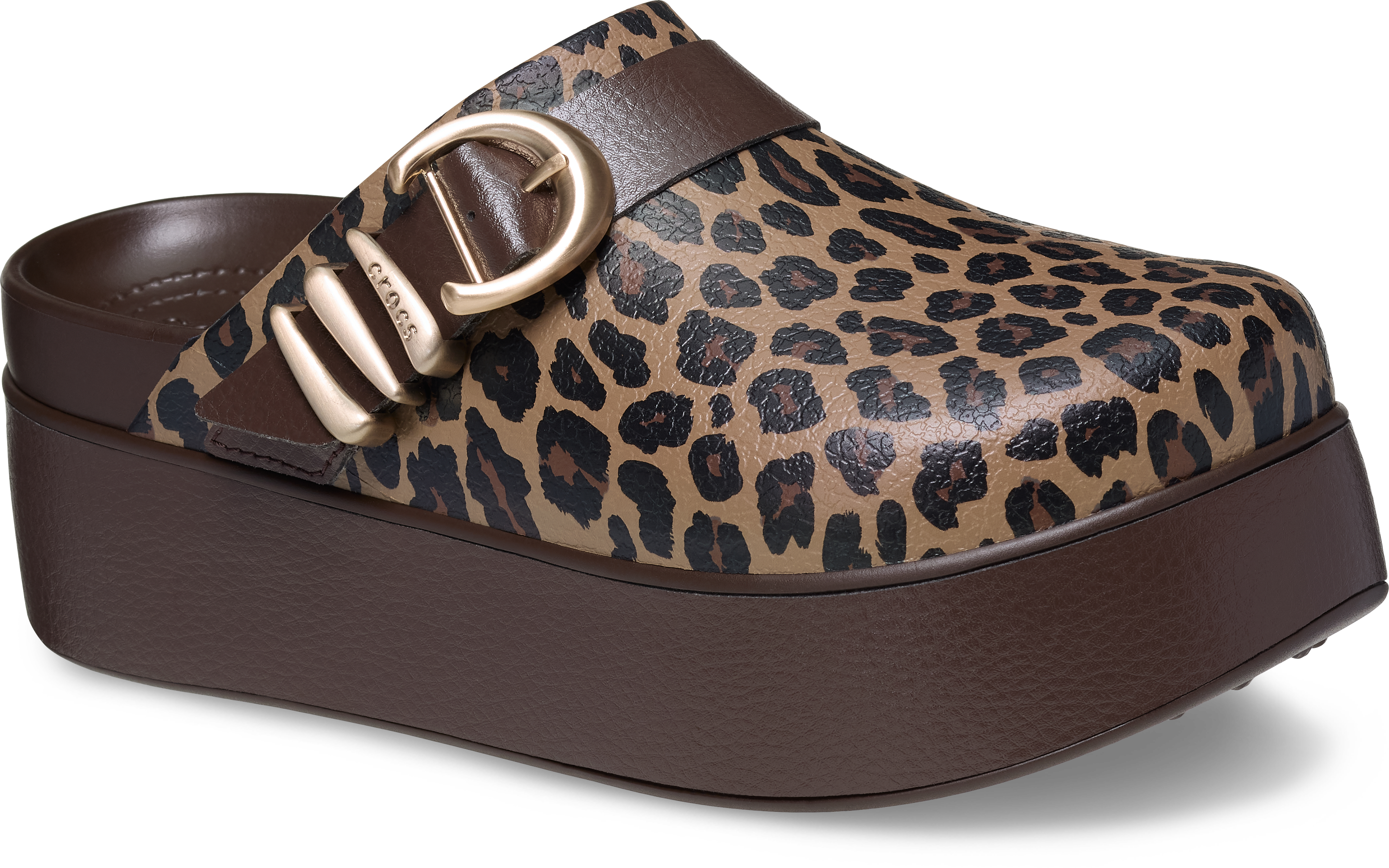 Dylan Platform Animal Buckle Clog
