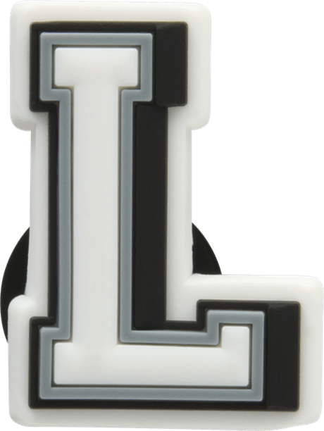 Jibbitz White Letter L Croc Charms NEW - beyond exchange