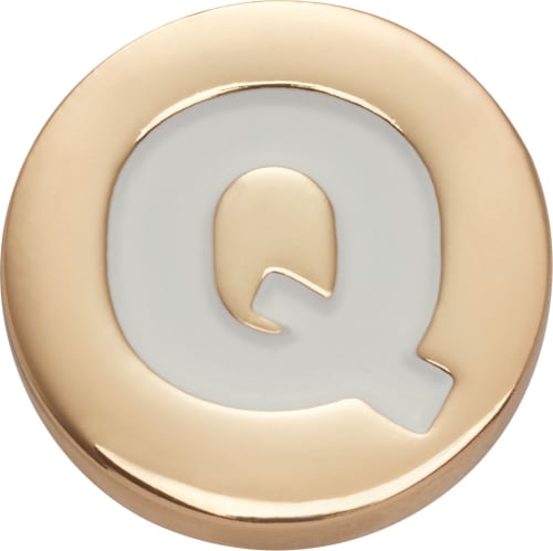 Gold Letter Q Jibbitz Shoe Charm Crocs
