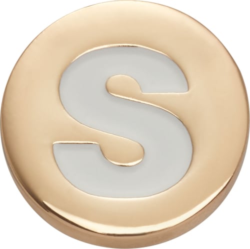 Gold Letter S Jibbitz Shoe Charm Crocs