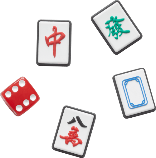 Mahjong 5 Pack Jibbitz Charms Crocs