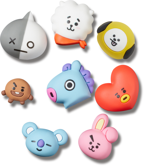 BT21 8 Pack Jibbitz™ charms Crocs