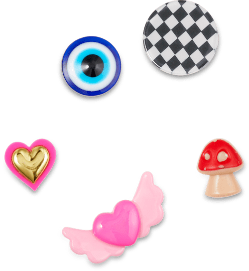 Mix n Match Acrylic 5 Pack Jibbitz™ charms Crocs