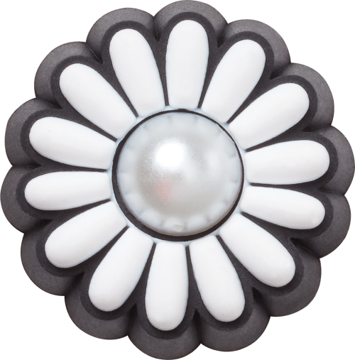 Flower with Pearl Center Jibbitz Shoe Charm Crocs