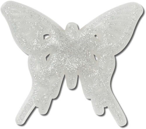 Thin Glitter Butterfly Jibbitz™ charms - Crocs