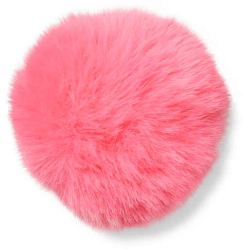 Pink Puff Ball Jibbitz™ charms - Crocs