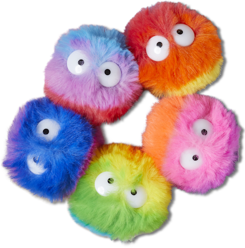FuzzyPuffCharacters5Pack Jibbitz™ charms Crocs
