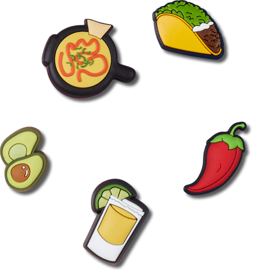 Mexican Food 5 Pack Jibbitz™ charms Crocs