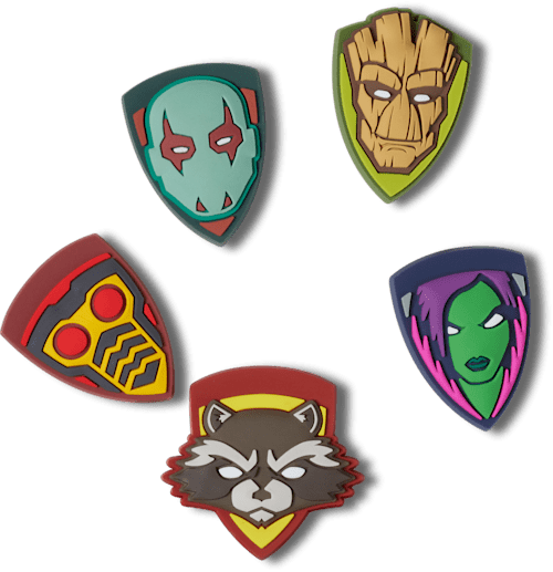 Guardians of the Galaxy 5 Pack Jibbitz™ charms Crocs