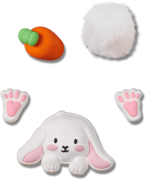 Make Your Own Bunny 5 Pack Jibbitz Charms Crocs