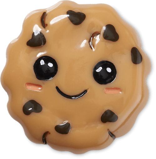 Cutesy Chocolate Chip Cookie Jibbitz™ charms Crocs