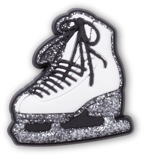 Glittery Ice Skate Jibbitz™ charms Crocs