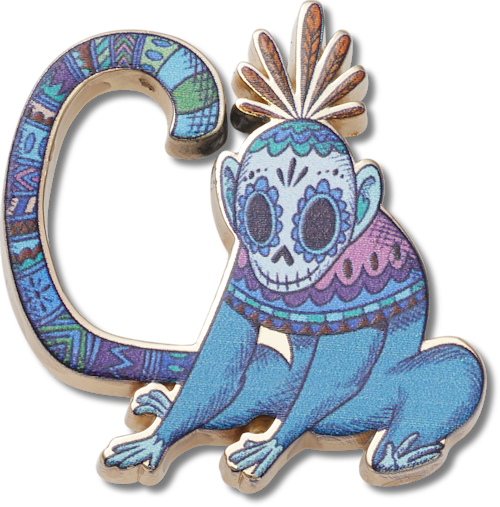 Frida Kahlo Monkey Jibbitz™ charms Crocs