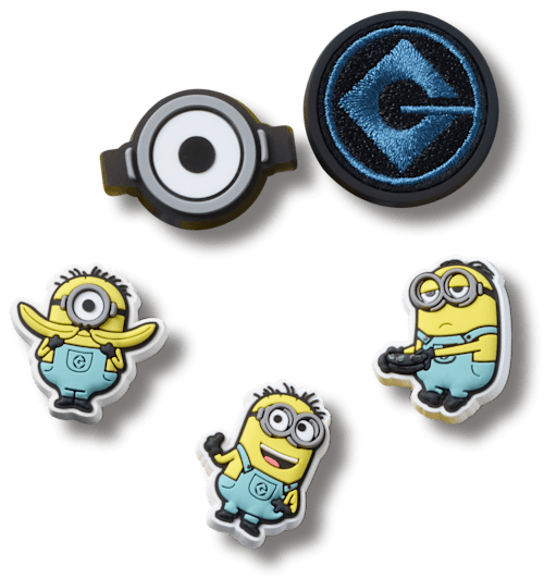 Minions 5 Pack Jibbitz™ charms Crocs
