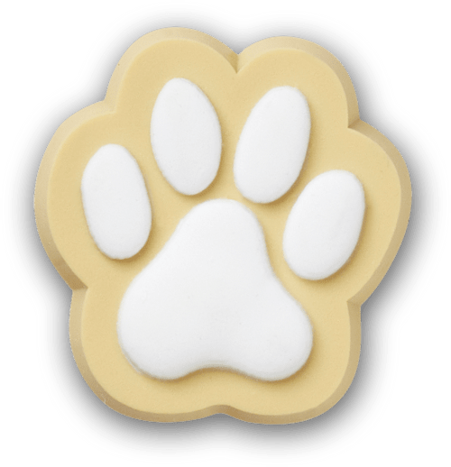 Beige Dog Paw Jibbitz™ charms Crocs