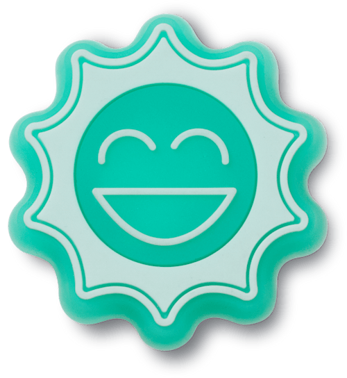 Lights Up Translucent Sun Jibbitz™ charms Crocs