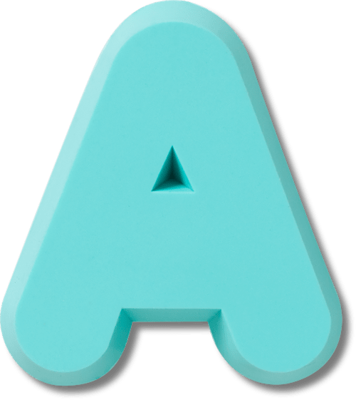 Block Letter A Jibbitz™ charms Crocs