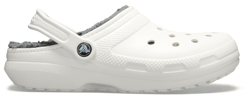 crocs light blue lined